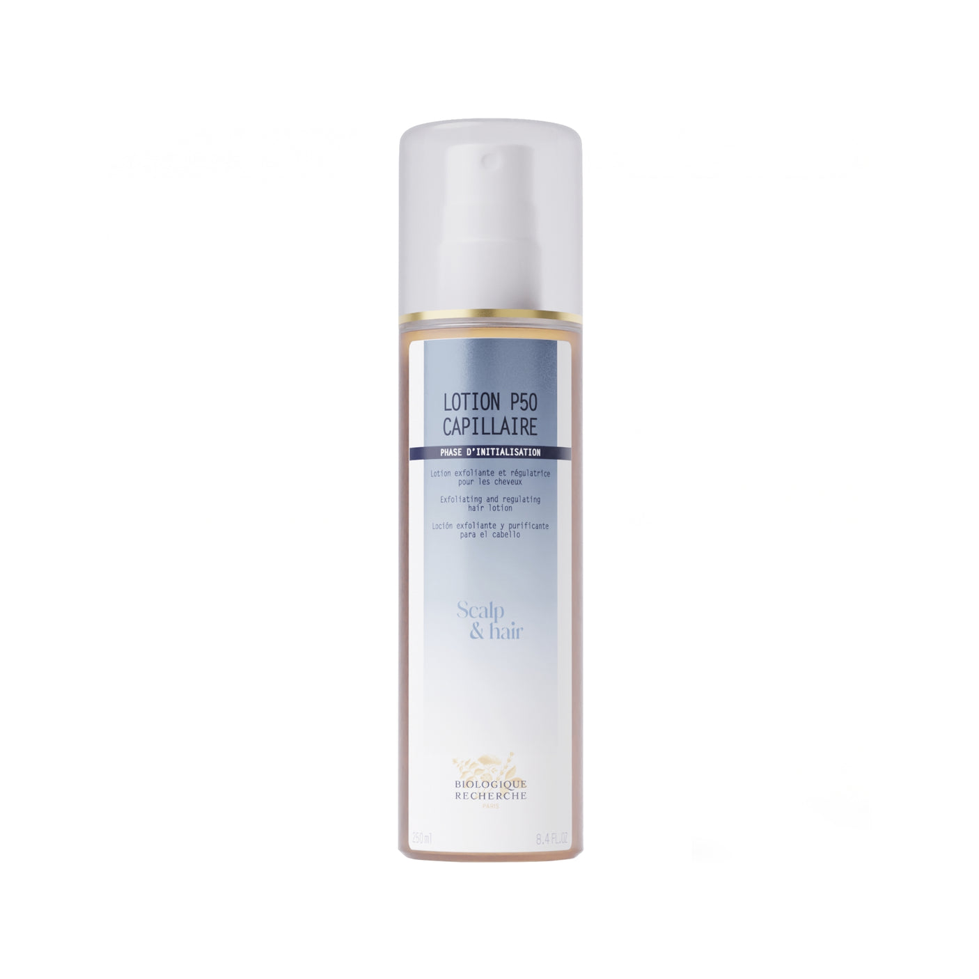 Biologique Recherche Lotion P50 Capillaire - A hair toner that controls sebum secretion and exfoliates the scalp.