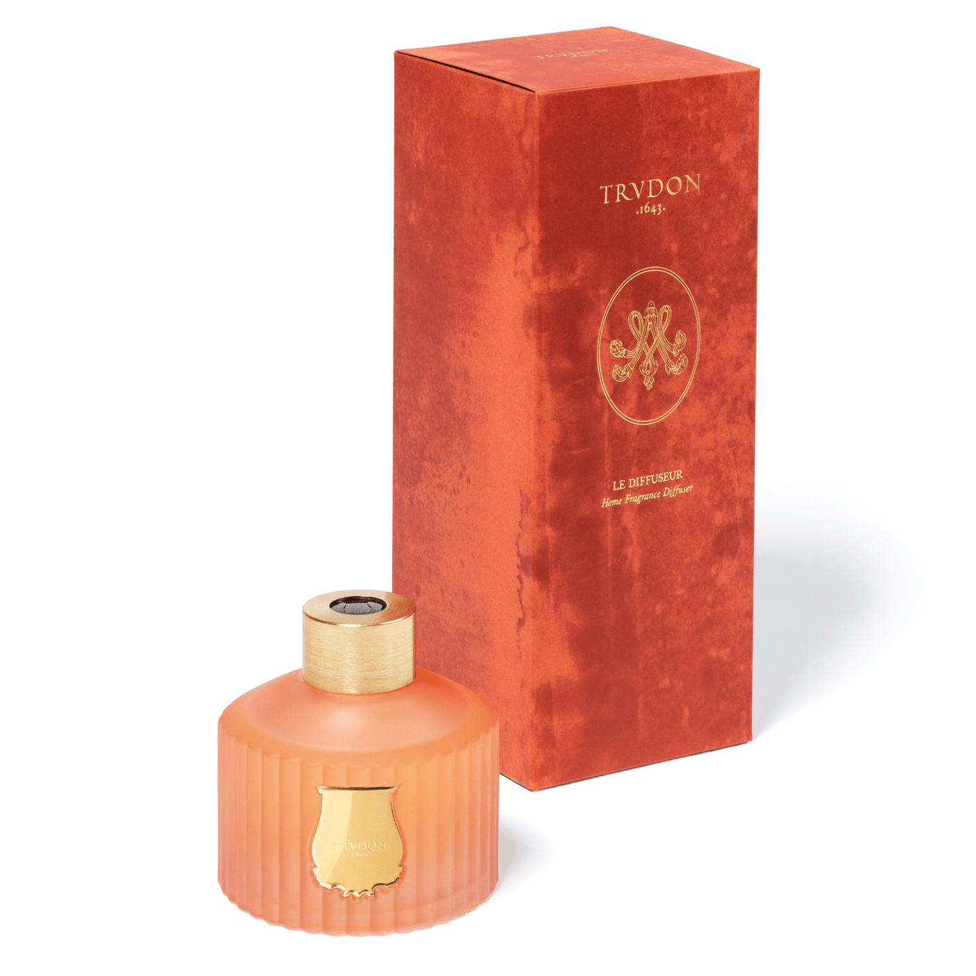 Rose scented diffuser with pink - red packaging.