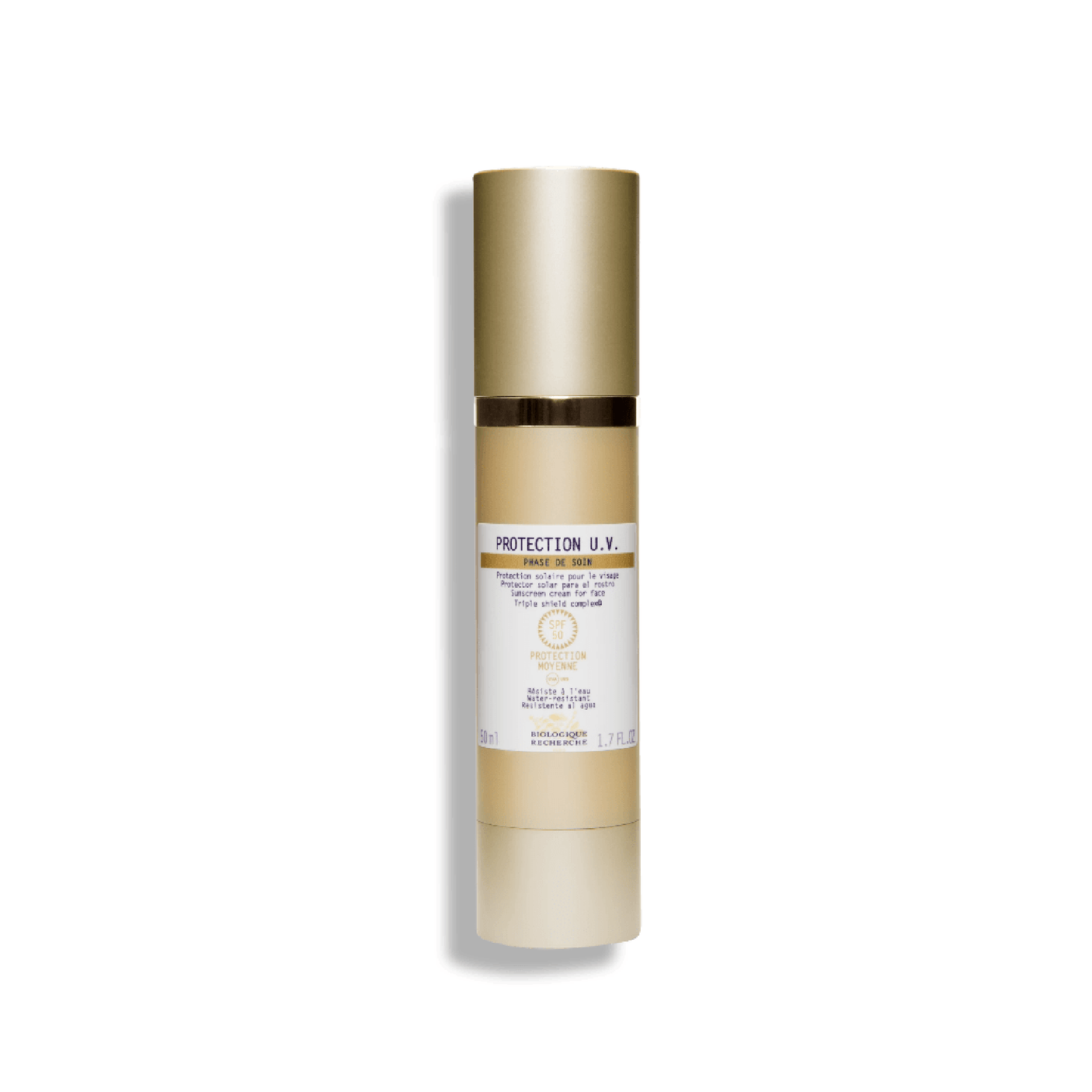 Biologique Recherche Protection U.V. Skincare - SPF 50 Sunscreen - hydrates and protects