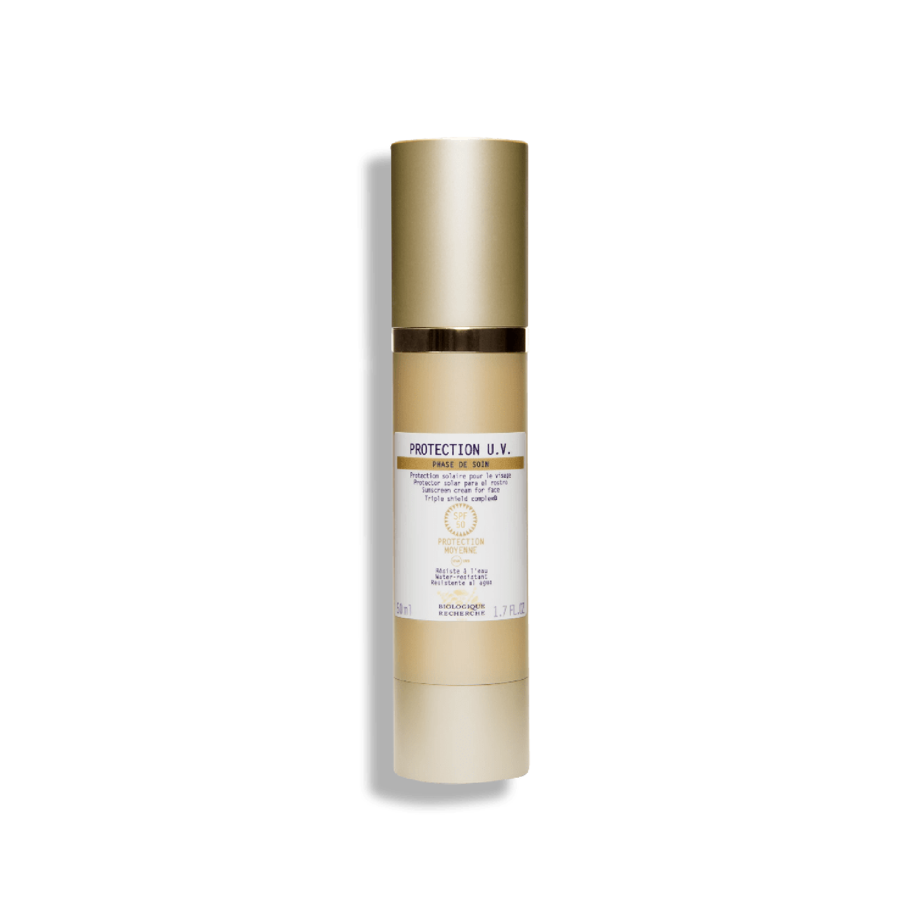 Biologique Recherche Protection U.V. Skincare - SPF 50 Sunscreen - hydrates and protects