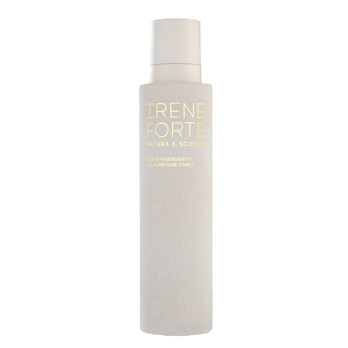 Irene Forte Helichrysum Toner delivers a refreshing fine mist of hydrating and soothing ingredients