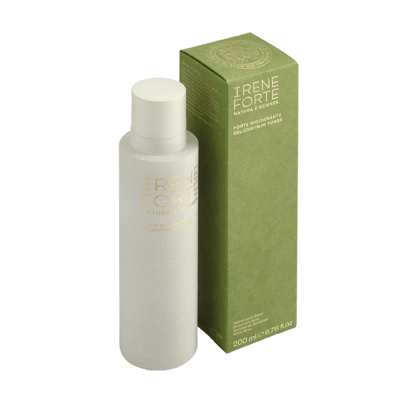 Irene Forte Toner with green luxurious packaging