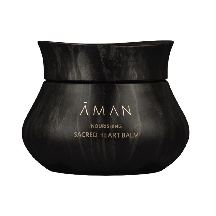 Sample - Ultra Nourishing Tension-Relieving Aman Sacred Heart Balm: Soothe, soften, and calm with Tuberose, Frangipani Oil, and Vanilla. Experience radiant skin and a comforted mind.