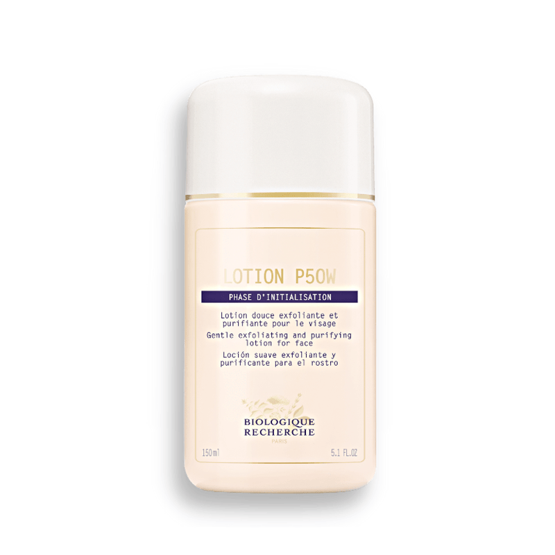 Biologique Recherche Lotion P50W -  An iconic liquid exfoliant featuring a blend of various acids and gentle arnica infusion. 