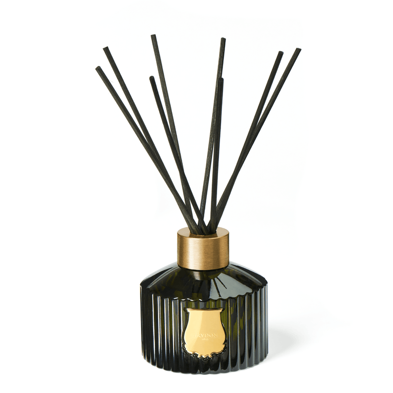 A luxurious diffuser in green glass