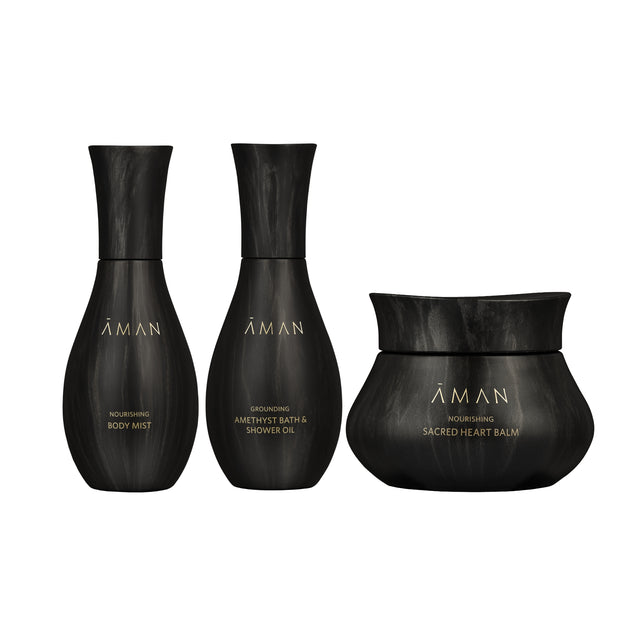 AMAN Shower Stories Collection - Shower Oil, Body Oil & Body Balm