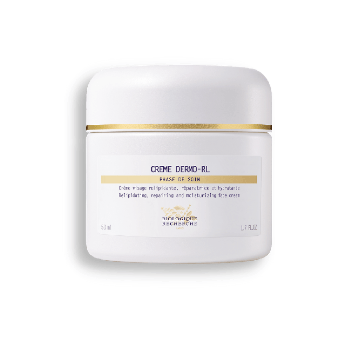 Biologique Recherche Crème Dermo-RL: Rich Hydrating Cream with Blackcurrant Butter, Omegas 3 & 6, Hyaluronic Acid, and Glycoproteins for Nourished and Protected Skin