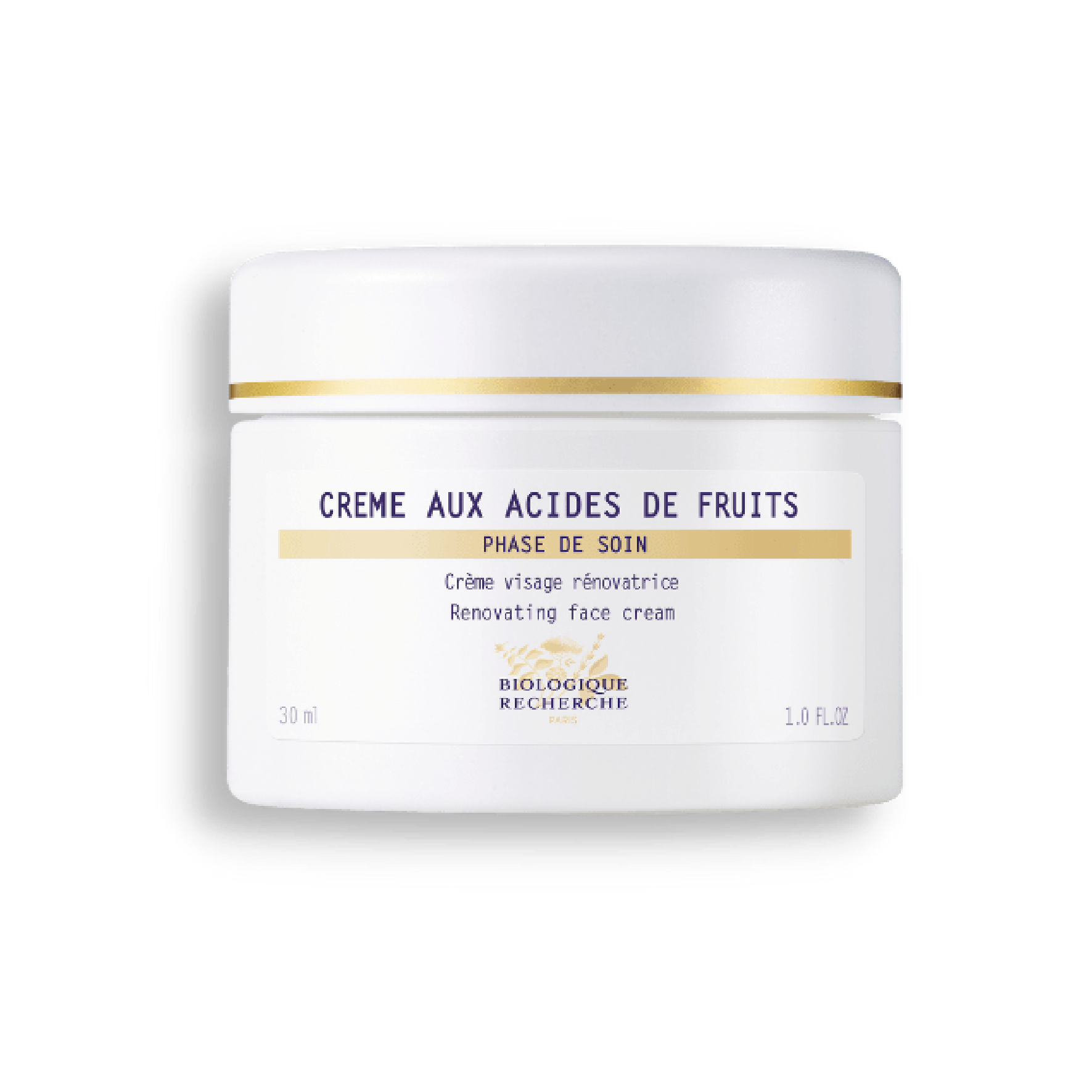 Crème aux Acides de Fruits, a Potent Exfoliating Treatment with Alpha Hydroxy Acids. Revitalises Scar Tissue and Evens Skin.