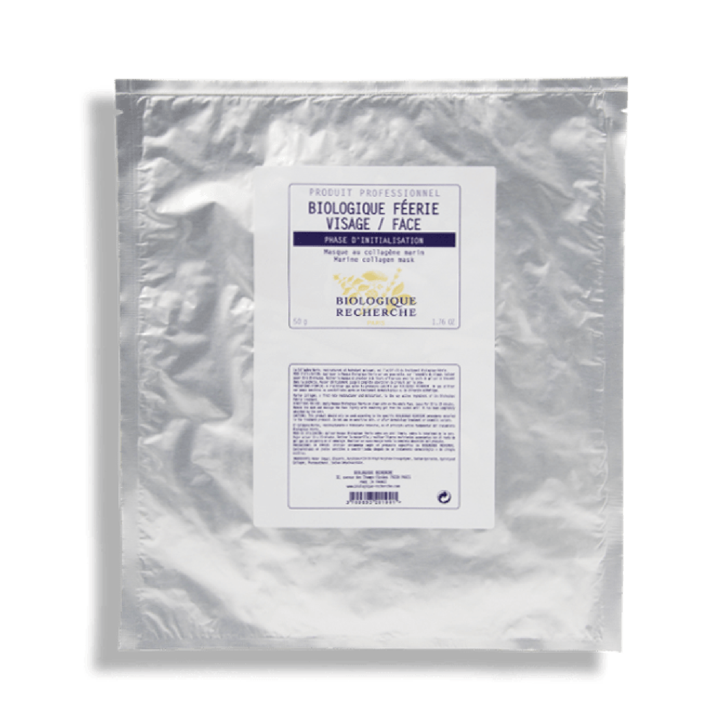 Biologique Recherche Masque Biologique Féerie - Intensive plumping and toning sheet mask.