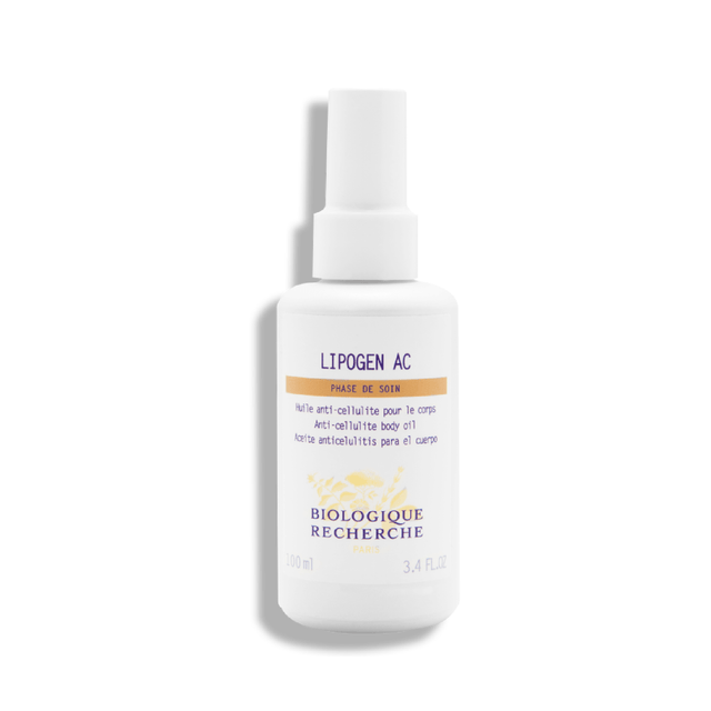 Biologique Recherche Lipogen AC - Anti-cellulite body oil. It redefines the figure, increases firmness and smooths appearance of orange peel skin.