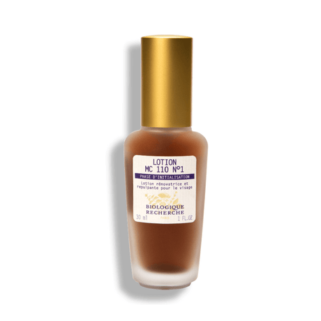 Biologique Recherche Lotion MC110 n° 1,  a plumping and exfoliating lotion that works to reduce fine lines and wrinkles