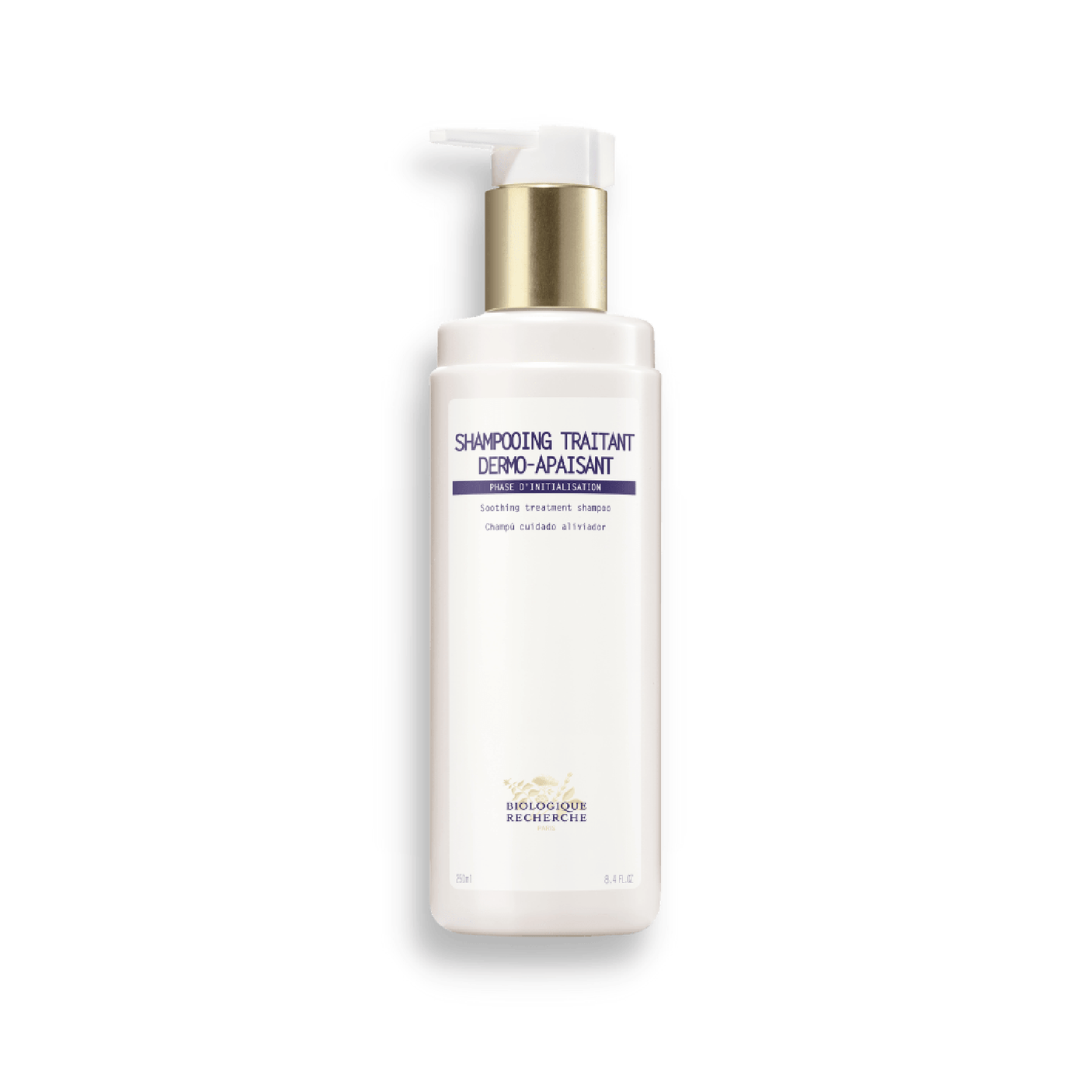 Biologique Recherche Shampooing Traitant Dermo-Apaisant, a scalp-soothing solution for even the most sensitive scalps. 