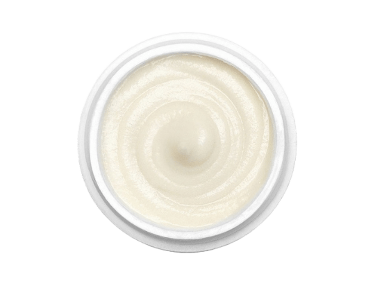 Texture image of this grain-free gommage gently polishes the skin using chemical and manual exfoliation.