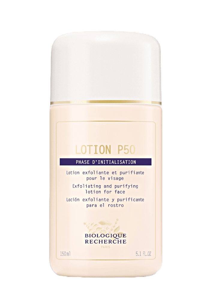 Sample of Lotion P50 - The pure formulation of Biologique Recherche's balancing exfoliator that purifies the skin.