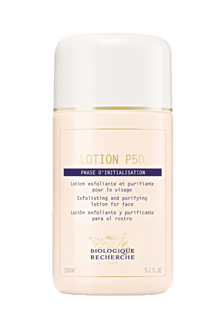 Sample of Lotion P50 - The pure formulation of Biologique Recherche's balancing exfoliator that purifies the skin.